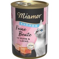 Miamor Nassfutter Feine Beute Kitten Huhn & Lachs 12x400 g Miamor Nassfutter Feine Beute Kitten Huhn & Lachs 12x400 g von Miamor