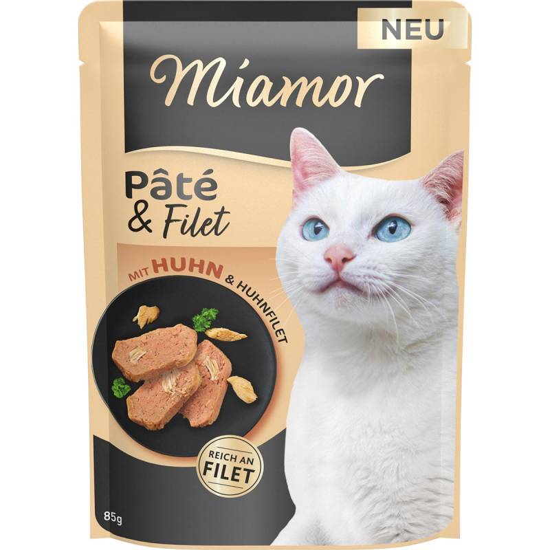 Miamor Pate & Filet mit Huhn 10x85g von Miamor