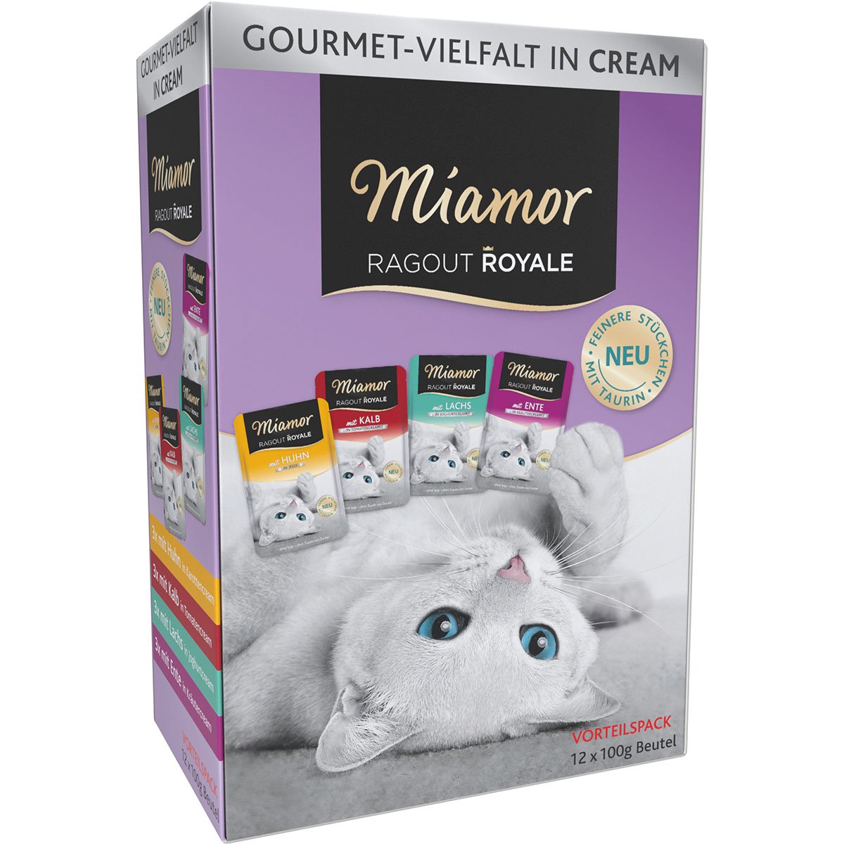 Miamor Ragout Royale Cream Vielfalt Multibox 60x100g von Miamor