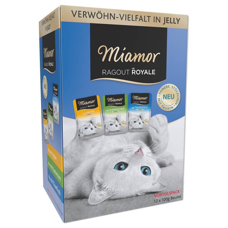 Miamor Ragout Royale - gemischtes Paket - 12 x 100 g Jelly 1 (3 Sorten) von Miamor