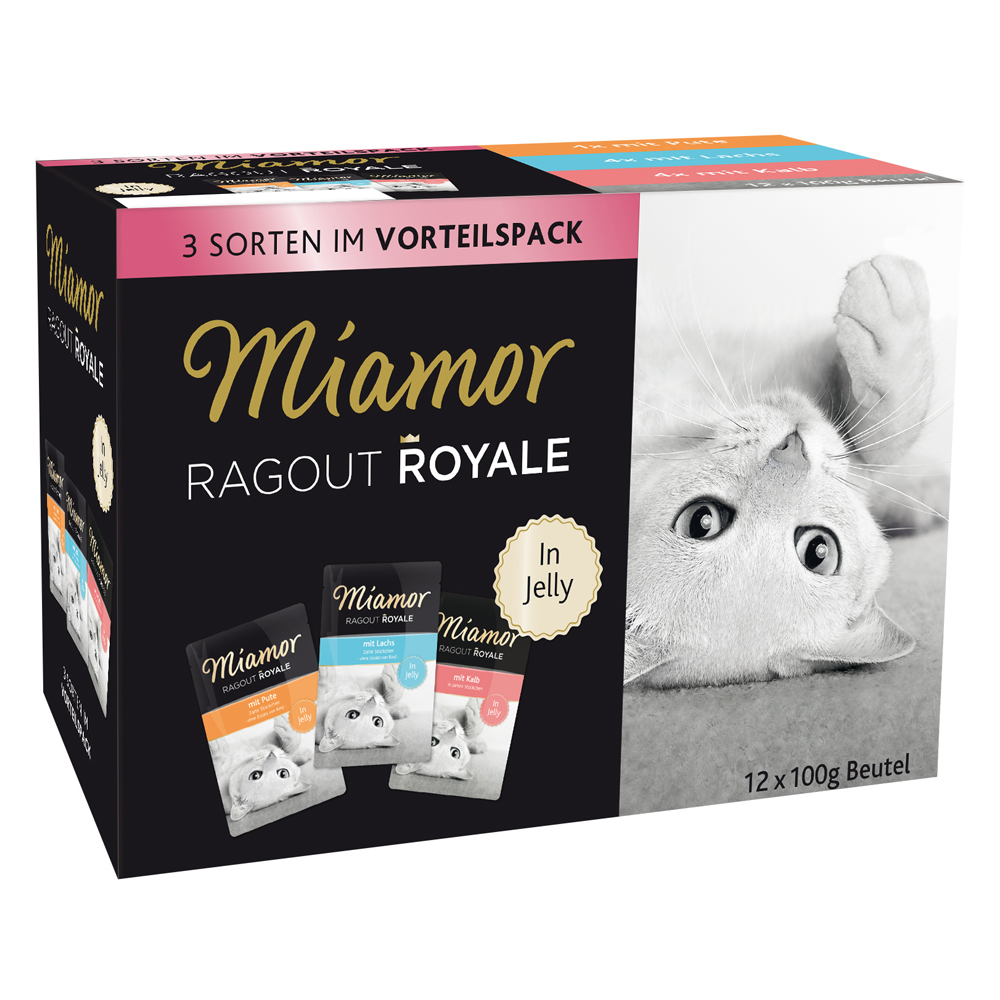 Miamor Ragout Royale - gemischtes Paket - 12 x 100 g Jelly 2 (3 Sorten) von Miamor