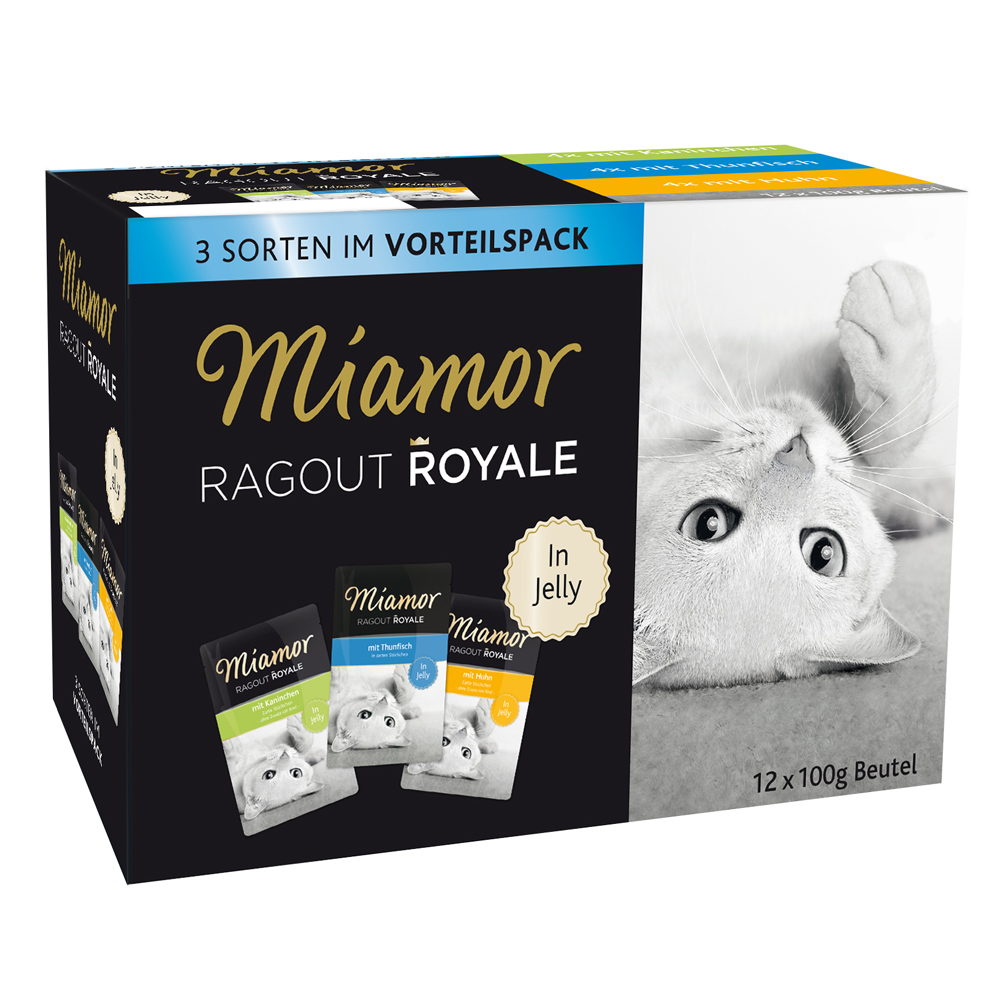 Miamor Ragout Royale - gemischtes Paket - 48 x 100 g Jelly & Soße (10 Sorten) von Miamor