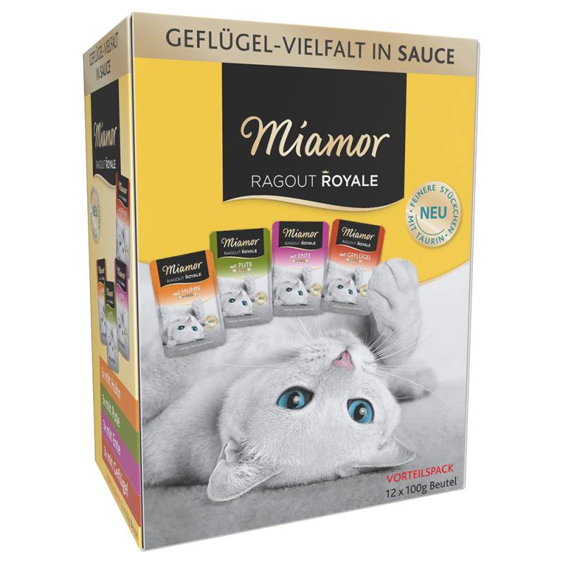Miamor Ragout Royale - gemischtes Paket - 48 x 100 g Jelly & Soße (10 Sorten) von Miamor