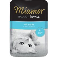 Miamor Ragout Royale in Jelly 22 x 100 g - Lachs von Miamor