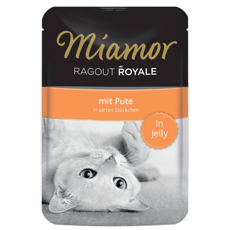 Sparpaket Miamor Ragout Royale in Jelly 22 x 100 g - Pute von Miamor