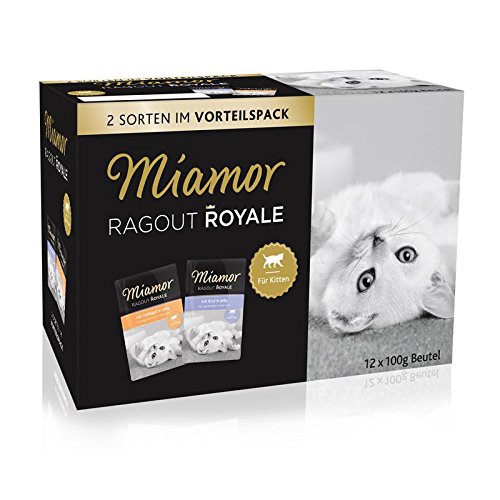 Miamor | Ragout Royale in Jelly Kitten Multibox mit Geflügel und Rind | 4 x 12 x 100 g von Miamor
