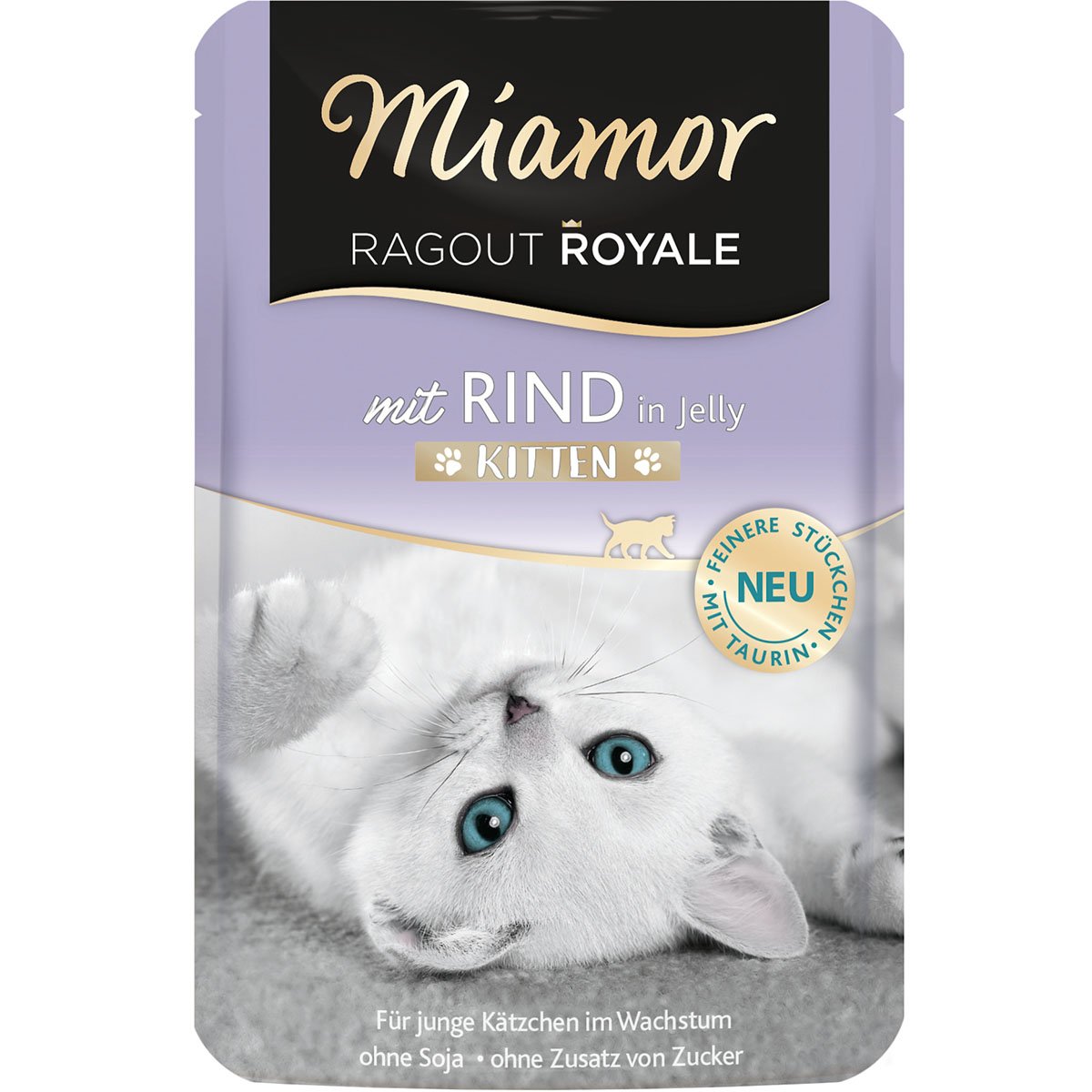 Miamor Ragout Royale Kitten Rind in Jelly 22x100g von Miamor