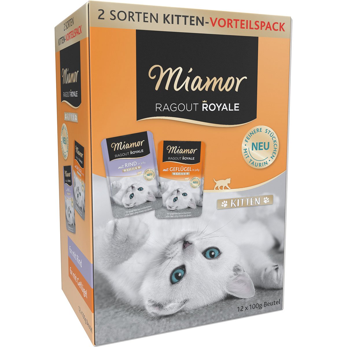 Miamor Ragout Royale in Jelly Multibox Kitten 12x100g von Miamor
