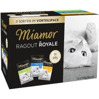 Miamor Ragout Royale in Jelly Multipack 12x100g Kaninchen, Huhn, Thunfisch von Miamor