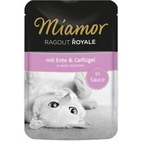 Miamor Ragout Royale in Sauce Ente & Geflügel 22x100 g von Miamor
