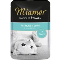 Miamor Ragout Royale in Sauce Huhn und Lachs 22x100 g von Miamor