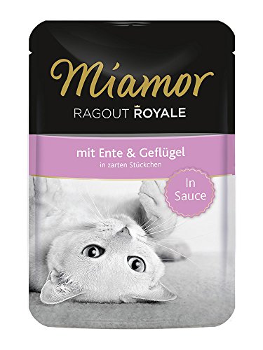 Miamor Ragout Royale in Sauce Ente & Geflügel 22x100g von Miamor