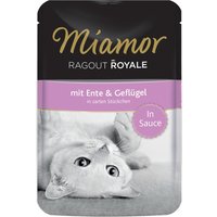Miamor Ragout Royale in Soße 22 x 100 g - Ente & Geflügel von Miamor