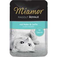 Miamor Ragout Royale in Soße 22 x 100 g - Huhn & Lachs von Miamor
