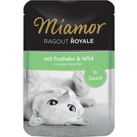 Miamor Ragout Royale in Soße 22 x 100 g - Truthahn & Wild von Miamor