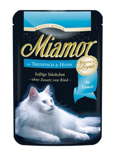 Miamor | Ragout Royale mit Thunfisch & Huhn in Sauce | 22 x 100 g von Miamor