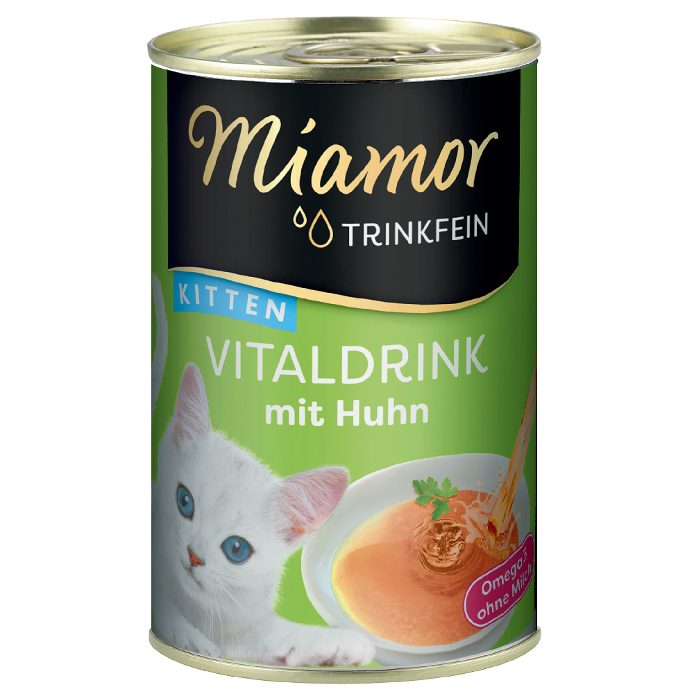 Miamor Trinkfein Vitaldrink 24 x 135 ml - Kitten mit Huhn von Miamor