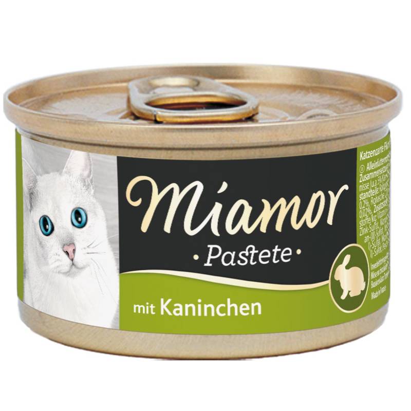 Miamor zarte Fleischpastete mit Kaninchen 24x85g von Miamor