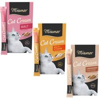 Probierpaket Miamor Cat Snack Cream 18 x 15 g - Mix I (Malt-Cream, Multi-Vitamin, Leberwurst) von Miamor