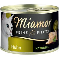 Probierpaket Miamor Feine Filets Naturelle 12 x 156 g - Mix (4 Sorten gemischt) von Miamor