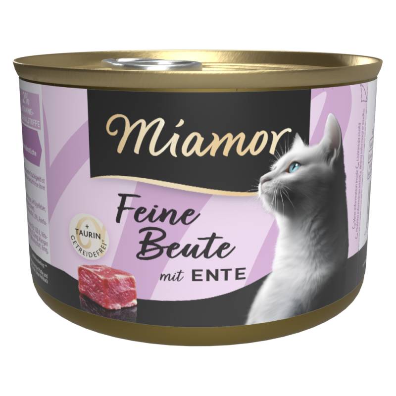 Sparpaket Miamor Feine Beute 24 x 185 g - Ente von Miamor