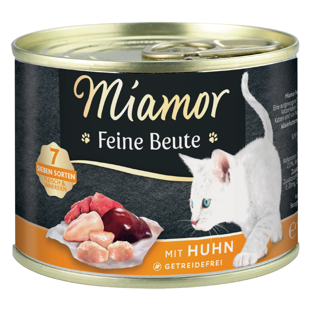 Sparpaket Miamor Feine Beute 24 x 185 g - Huhn von Miamor