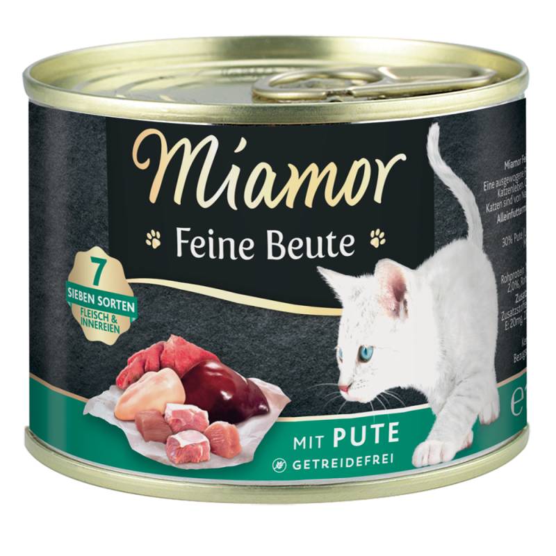 Sparpaket Miamor Feine Beute 24 x 185 g - Pute von Miamor
