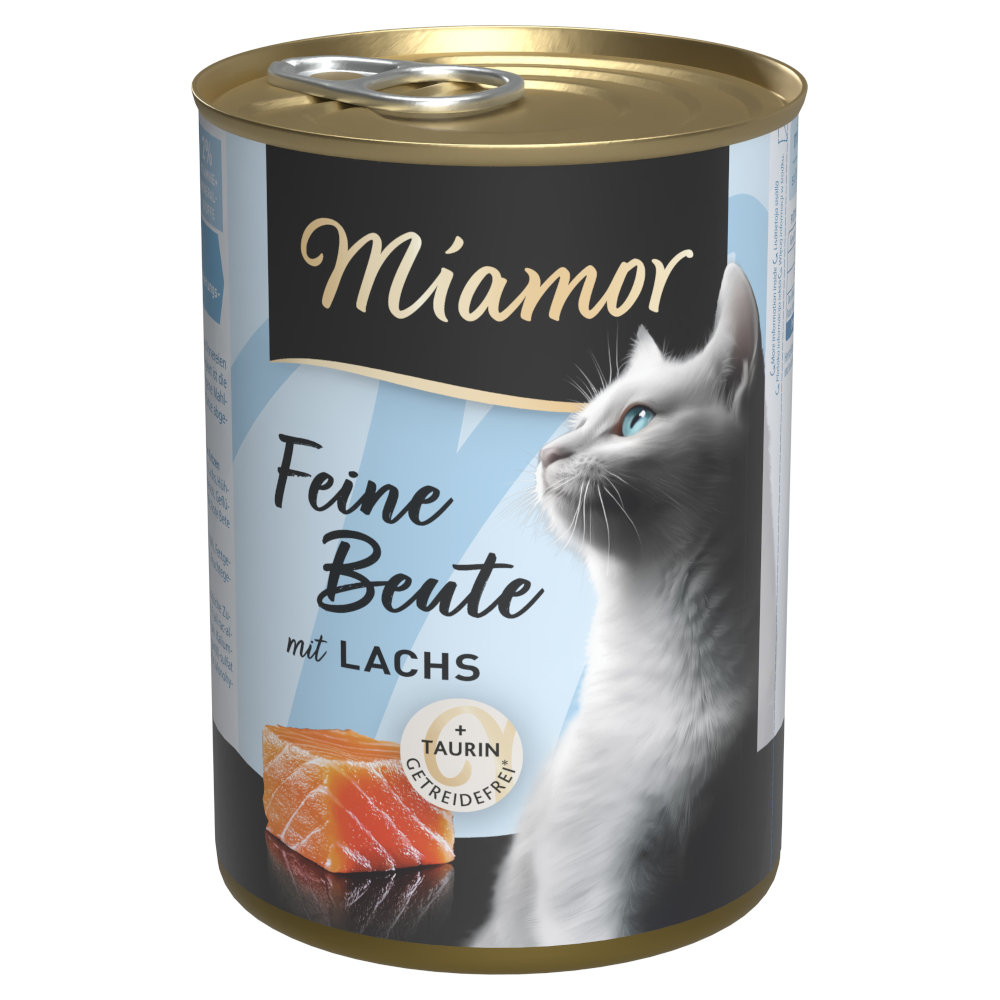 Sparpaket Miamor Feine Beute 24 x 400 g - Lachs Sparpaket Miamor Feine Beute 24 x 400 g - Lachs von Miamor