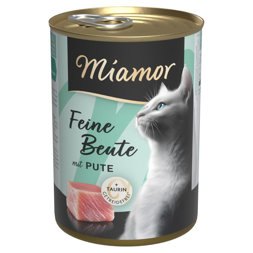 Sparpaket Miamor Feine Beute 24 x 400 g - Pute Sparpaket Miamor Feine Beute 24 x 400 g - Pute von Miamor