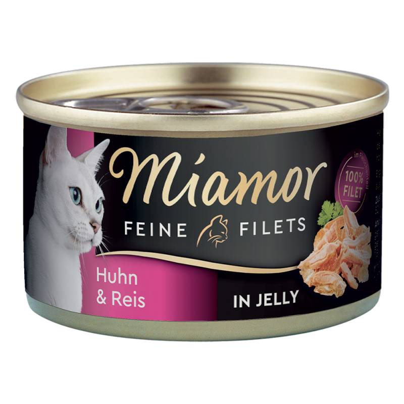 Sparpaket Miamor Feine Filets 24 x 100 g - Huhn & Reis von Miamor