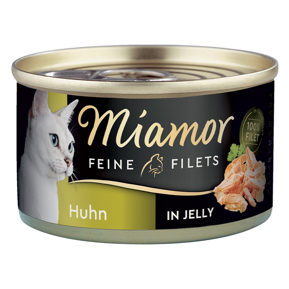 Sparpaket Miamor Feine Filets 24 x 100 g - Huhn von Miamor