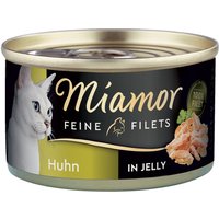 Sparpaket Miamor Feine Filets in Jelly 24 x 100 g - Huhn von Miamor