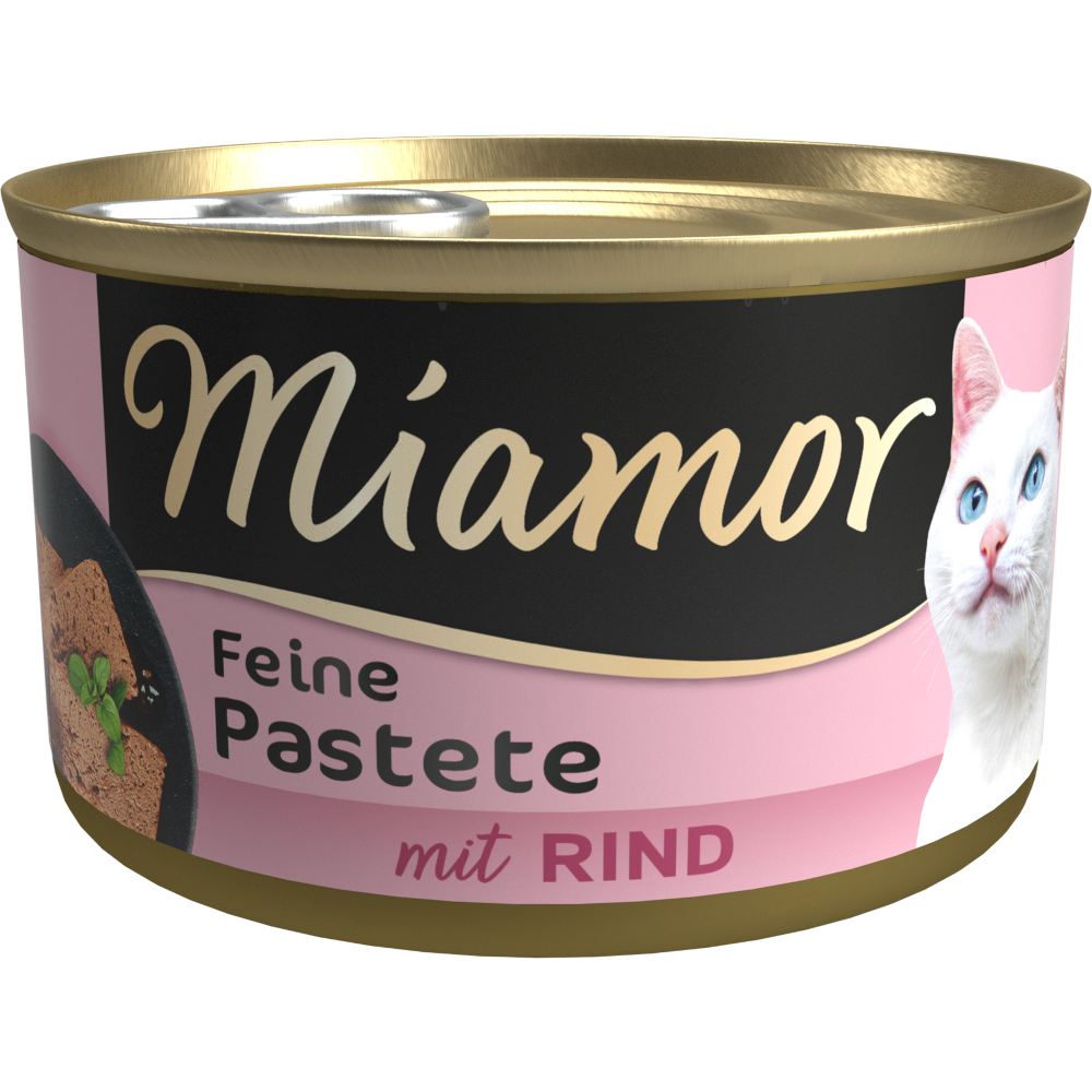 Sparpaket Miamor Pastete 24 x 85 g - Rind von Miamor