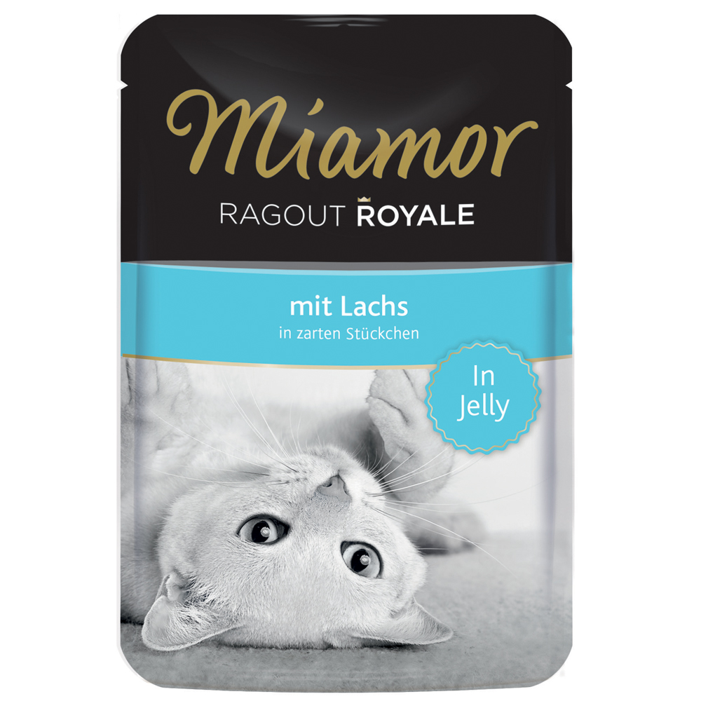 Sparpaket Miamor Ragout Royale in Jelly 22 x 100 g - Lachs von Miamor