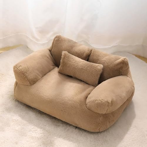 Miaogoo Flauschiges Katzen-/Hunde-Couchbett, abnehmbares Haustierbett, Sofakissen mit erhöhten Kanten, gemütliches, beruhigendes Schlafsofa, Hunde-Schlafmatte mit rutschfester Unterseite, 55 x 35 x 25 Miaogoo Flauschiges Katzen-/Hunde-Couchbett, abnehmbares Haustierbett, Sofakissen mit erhöhten Kanten, gemütliches, beruhigendes Schlafsofa, Hunde-Schlafmatte mit rutschfester Unterseite, 55 x 35 x 25 von Miaogoo