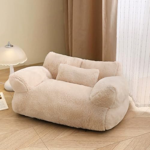 Miaogoo Flauschiges Katzen-/Hunde-Couchbett, abnehmbares Haustierbett, Sofakissen mit erhöhten Kanten, gemütliches, beruhigendes Schlafsofa, Hunde-Schlafmatte mit rutschfester Unterseite, 75 x 48 x 27 Miaogoo Flauschiges Katzen-/Hunde-Couchbett, abnehmbares Haustierbett, Sofakissen mit erhöhten Kanten, gemütliches, beruhigendes Schlafsofa, Hunde-Schlafmatte mit rutschfester Unterseite, 75 x 48 x 27 von Miaogoo