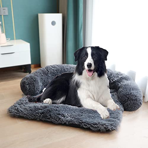 Miaogoo Gemütliches Katzen-Hundebett mit Reißverschluss, abnehmbares Haustier-Schlafkissen, Schlafsofa, beruhigende Polsterung, weich, warm, Haustierbett, rutschfest, waschbar, für Katze und Hund (80 Miaogoo Gemütliches Katzen-Hundebett mit Reißverschluss, abnehmbares Haustier-Schlafkissen, Schlafsofa, beruhigende Polsterung, weich, warm, Haustierbett, rutschfest, waschbar, für Katze und Hund (80 von Miaogoo