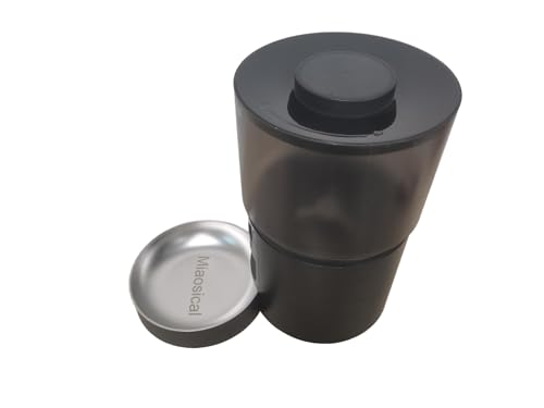Auto Pet Feeder für 2 Katzen (schwarz, 4,2 l 2 Näpfe) von Miaosical