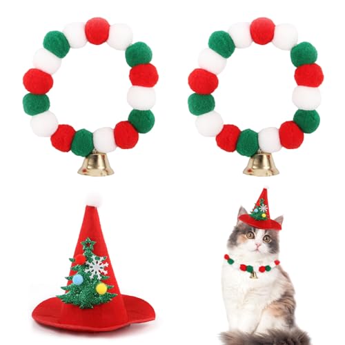 Haustier Weihnachtskostüm, Weihnachtsmütze für Haustiere, Katzen-Weihnachtskostüm, Katzen Hunde Weihnachtskostüm, Weihnachtsmann-Mütze, Weihnachtskostüm für Katzen Haustier Weihnachtskostüm, Weihnachtsmütze für Haustiere, Katzen-Weihnachtskostüm, Katzen Hunde Weihnachtskostüm, Weihnachtsmann-Mütze, Weihnachtskostüm für Katzen von Miayical