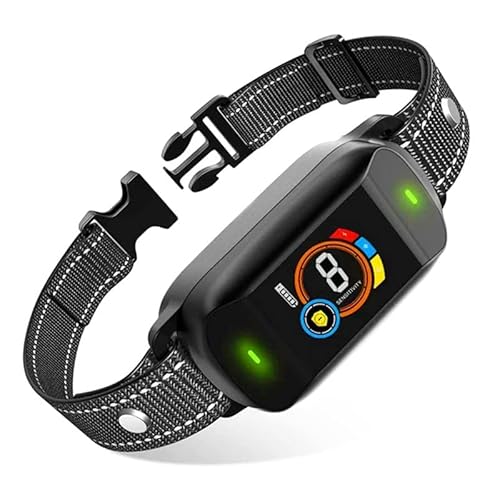 Premium Pro Petbarksafe Upgraded Hundehalsband mit Anti-Bell Funktion – Verstellbares, Komfortables Halsband für Große und Kleine Hunde – Sicheres Führen & Sichtbarkeit Premium Pro Petbarksafe Upgraded Hundehalsband mit Anti-Bell Funktion – Verstellbares, Komfortables Halsband für Große und Kleine Hunde – Sicheres Führen & Sichtbarkeit von Micmetago