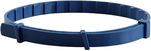 fellwelt 100% Natürliches Hundehalsband – Verstellbar, Wasserdicht & Robust – Komfortables Halsband für kleine, mittlere & große Hunde (Blau) von Micmetago