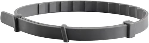 fellwelt 100% Natürliches Hundehalsband – Verstellbar, Wasserdicht & Robust – Komfortables Halsband für kleine, mittlere & große Hunde (Grau) von Micmetago