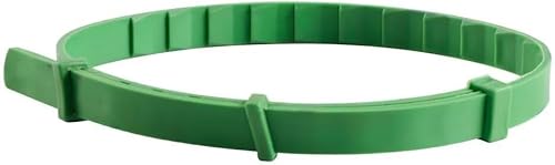 fellwelt 100% Natürliches Hundehalsband – Verstellbar, Wasserdicht & Robust – Komfortables Halsband für kleine, mittlere & große Hunde (Grün) von Micmetago