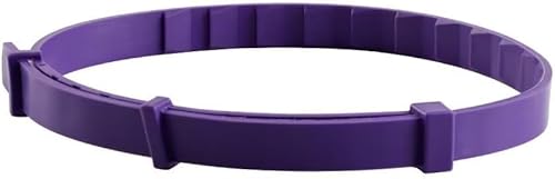 fellwelt 100% Natürliches Hundehalsband – Verstellbar, Wasserdicht & Robust – Komfortables Halsband für kleine, mittlere & große Hunde (Lila) von Micmetago
