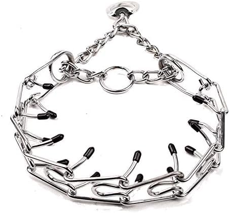 sandsberg Verstellbares Hundehalsband mit Gliedern – Komfortables Anti-Zieh Halsband aus Metall für Kleine, Mittelgroße & Große Hunde – Schonende Kontrolle, Verschiedene Größen (S) von Micmetago