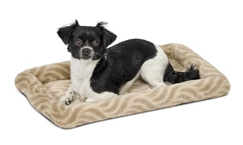 MidWest Homes For Pets QuiteTime 40222-WVTN Deluxe-Bett für kleine Hunde, leicht maschinenwaschbar und trocknergeeignet, Hellbraun, 55,9 cm von MidWest Homes For Pets