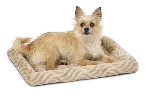 MidWest Homes For Pets QuiteTime 40224-WVTN Deluxe-Bett für kleine Hunde, leicht maschinenwaschbar und trocknergeeignet, Hellbraun, 61 cm von MidWest Homes For Pets