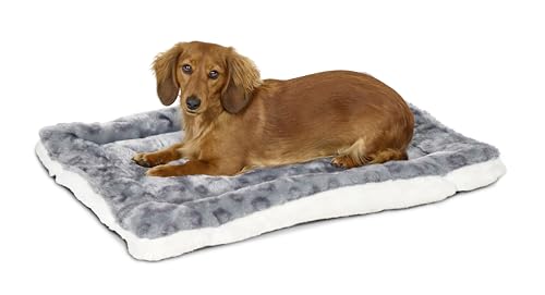 MidWest Homes For Pets Wendbares Haustierbett, maschinenwaschbar, ideal für mittelgroße Hunderassen, Grau gepunktet, 76,2 cm, 40230-FVGYS von MidWest Homes For Pets