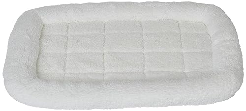 Midwest Homes for Pets 40827-F Hundebett für Hundetragebox, für 65,58 cm große Kunststoff-Hundeboxen, für kleine und mittelgroße Hunderassen, weiß von MidWest Homes for Pets