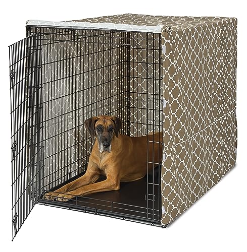 MidWest Homes for Pets Abdeckung für Hundekäfige, Privatsphäre, passend für Midwest Hundekäfige, nur Kistenabdeckung, maschinenwaschbar und trocknergeeignet, brauner Geo-Druck, 137,2 cm MidWest Homes for Pets Abdeckung für Hundekäfige, Privatsphäre, passend für Midwest Hundekäfige, nur Kistenabdeckung, maschinenwaschbar und trocknergeeignet, brauner Geo-Druck, 137,2 cm von MidWest Homes for Pets